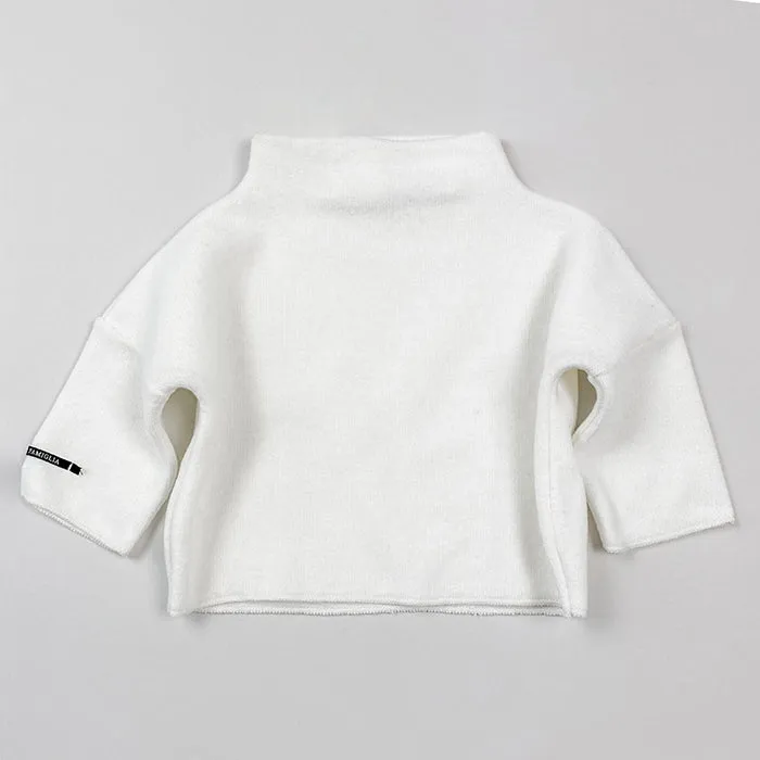 Album Di Famiglia Baby Frankie Sweater Milk White