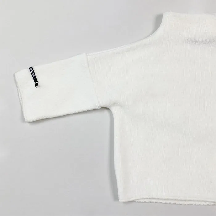 Album Di Famiglia Baby Frankie Sweater Milk White