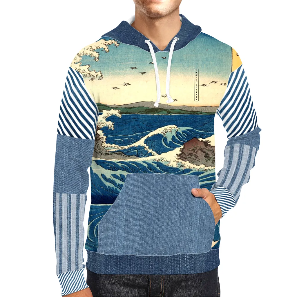 All-Over Print Pullover Hoodies