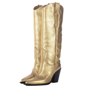 ANA GALAXY GOLD TALL BOOTS