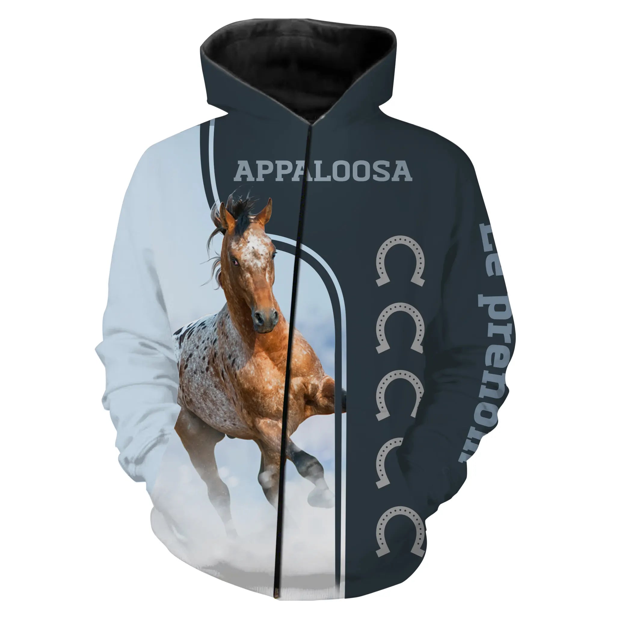 Appaloosa Cheval, Race de Chevaux de Selle Etats-Unis, Amoureux des Chevaux, Chevaux Passion, 3D All-Over Tee Shirt Personnalisé