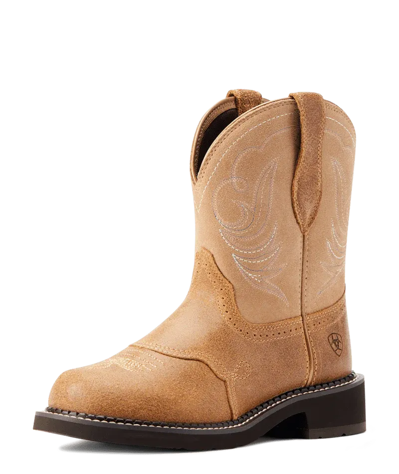 ARIAT LADIES FATBABY HERITAGE DAPPER WALNUT BOOT 10044537