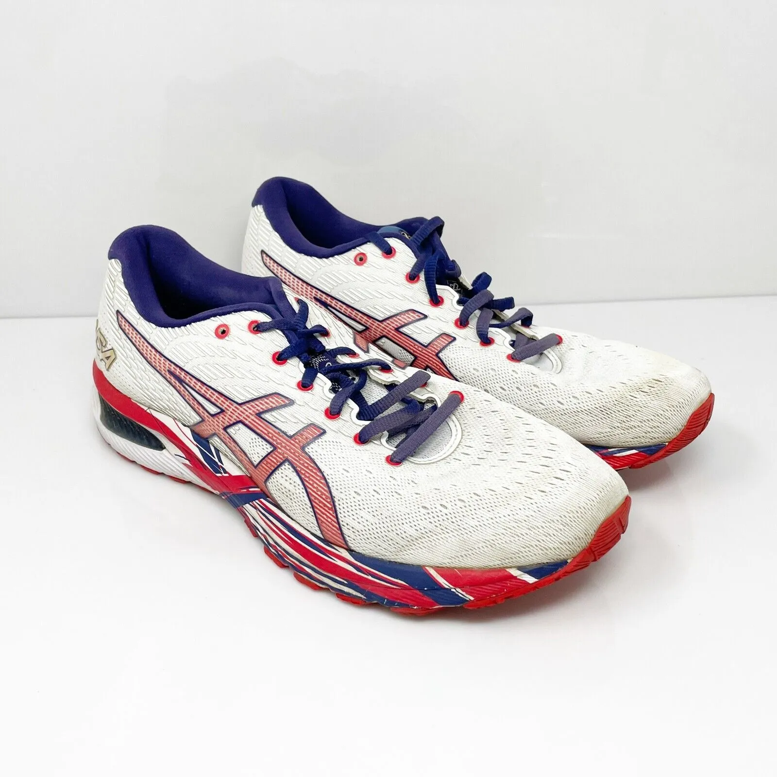 Asics Mens Gel Cumulus 22 1011B107 White Running Shoes Sneakers Size 10