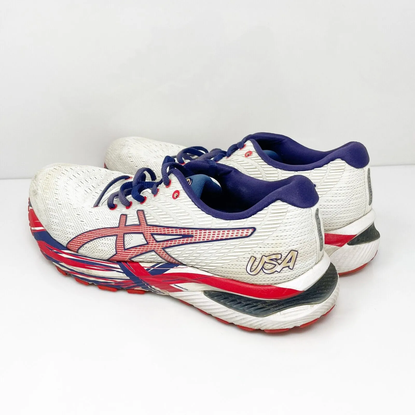 Asics Mens Gel Cumulus 22 1011B107 White Running Shoes Sneakers Size 10