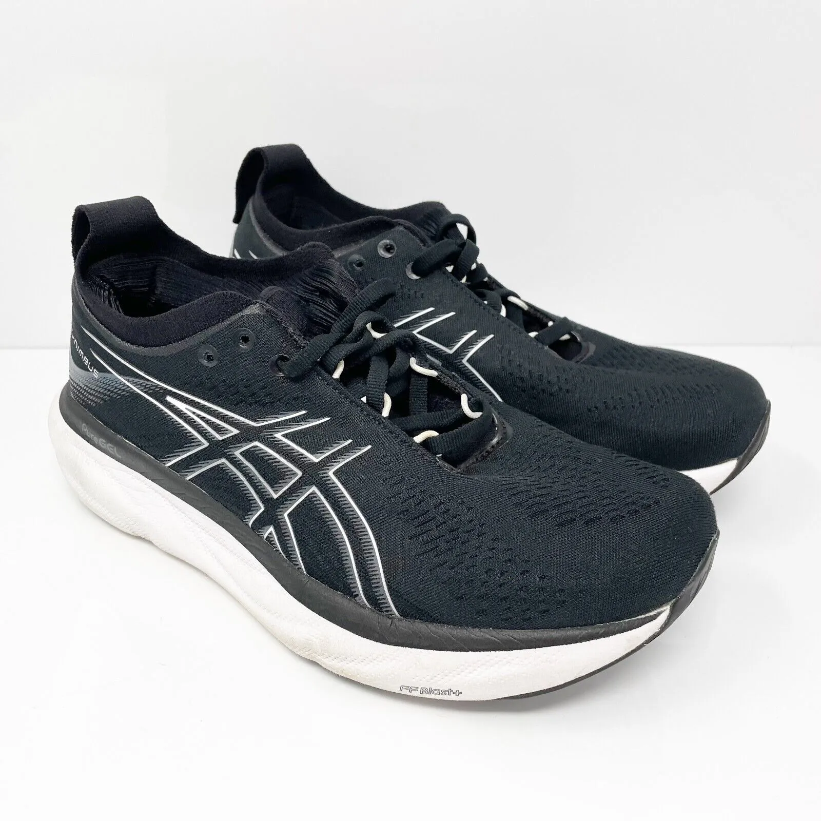 Asics Womens Gel Nimbus 25 1012B356 Black Running Shoes Sneakers Size 8.5