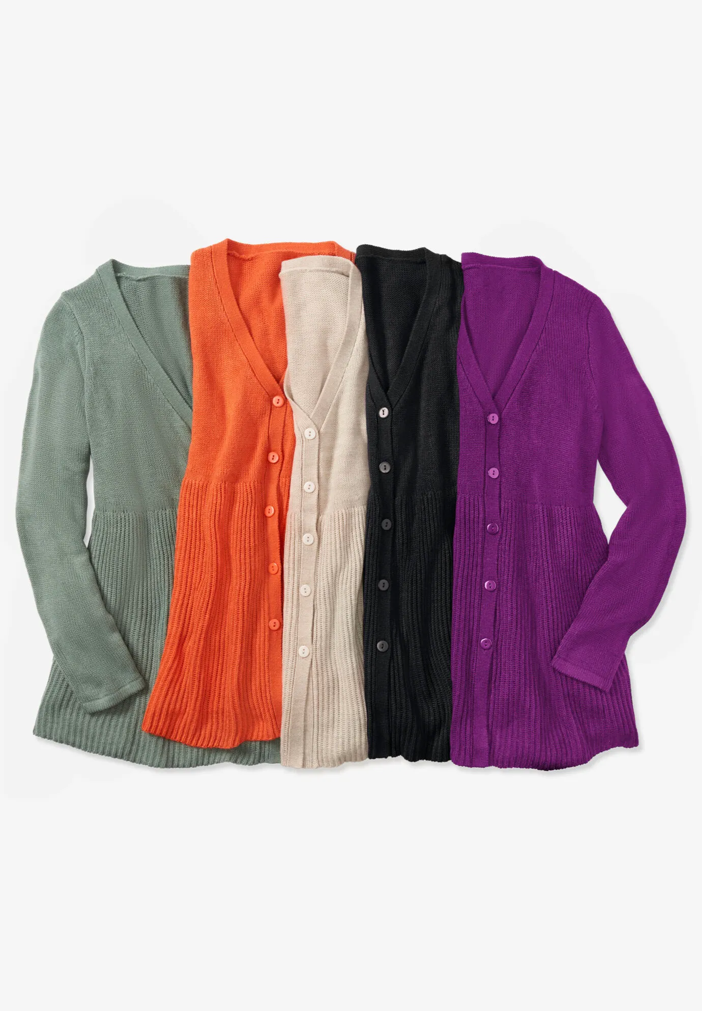 Babydoll Cardigan Sweater.