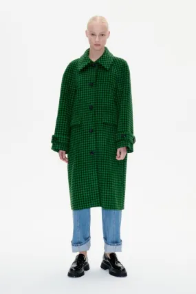 Baum und Pferdgarten Donna Coat - Green Black Check: 34 (UK 8)