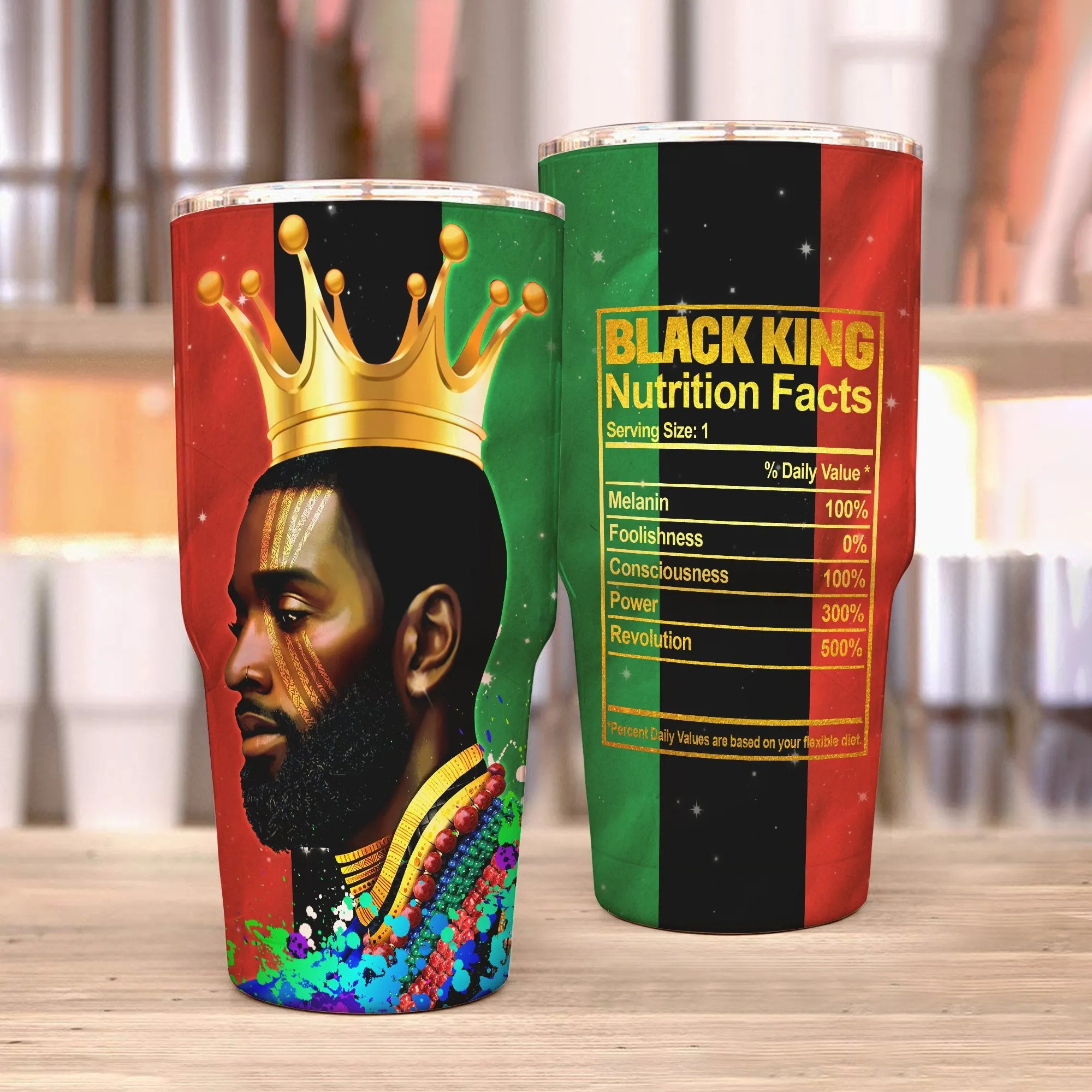 Black King Nutrition Facts 30 Oz Tumbler