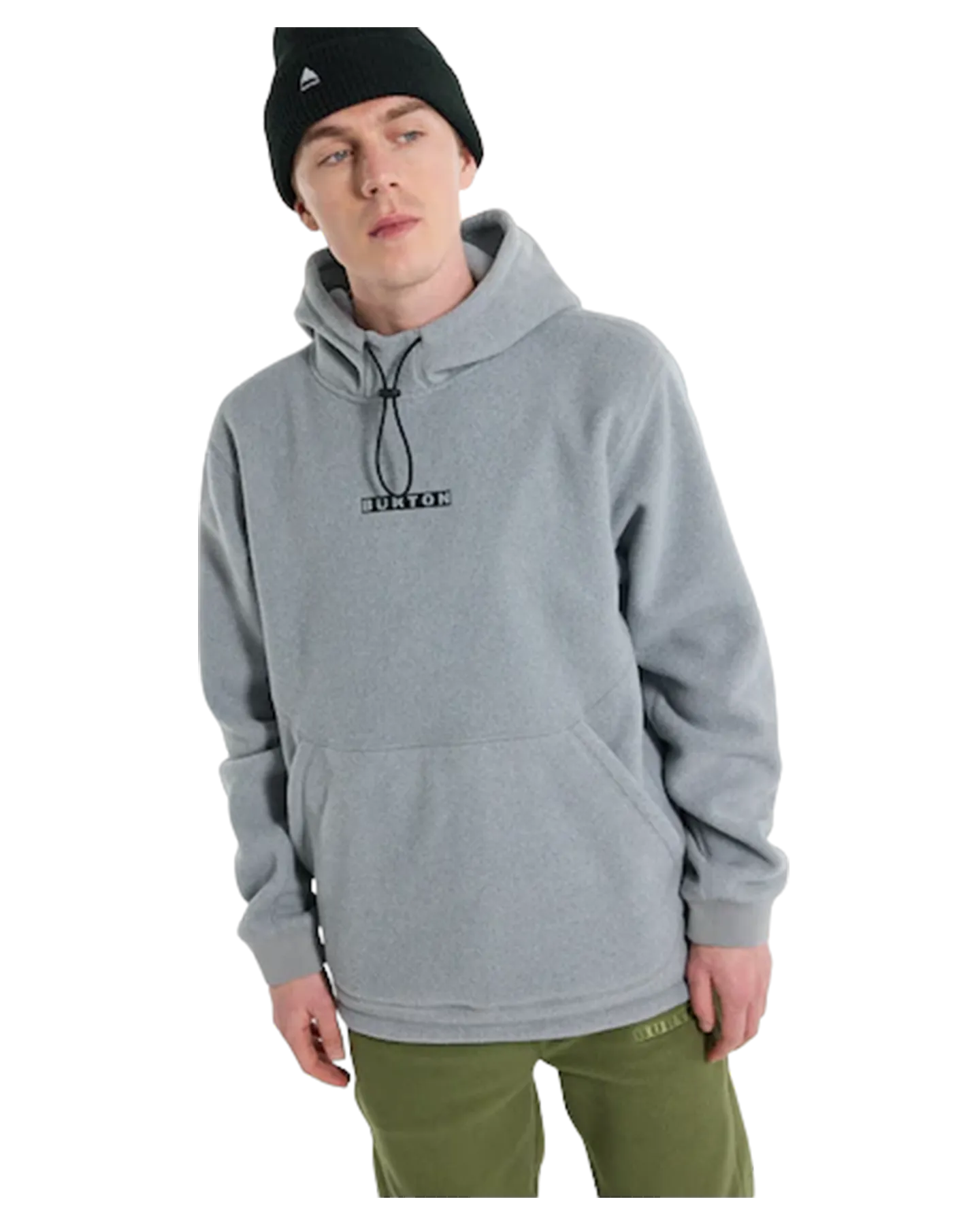 Burton Cinder Hooded Pullover - Gray Heather