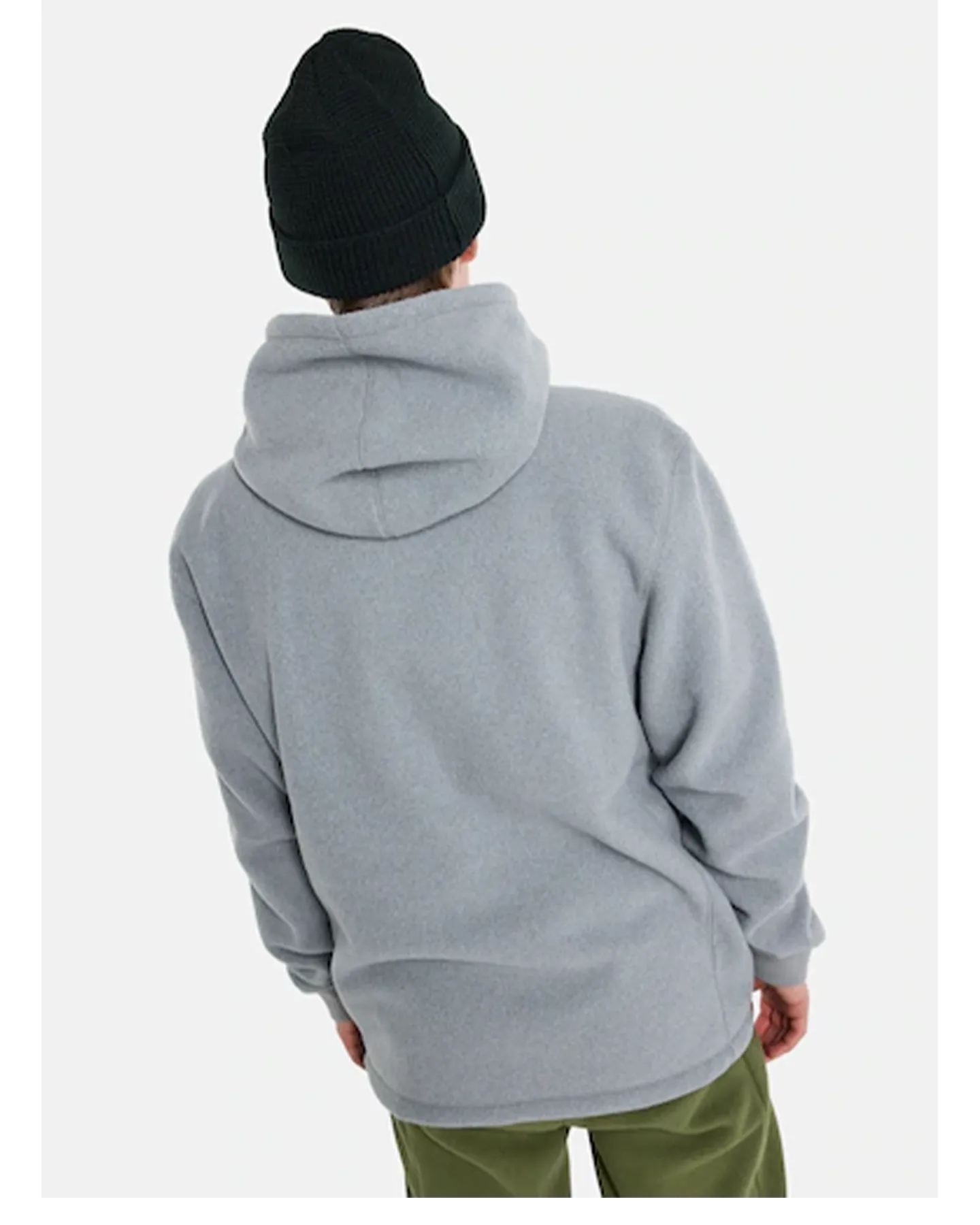 Burton Cinder Hooded Pullover - Gray Heather