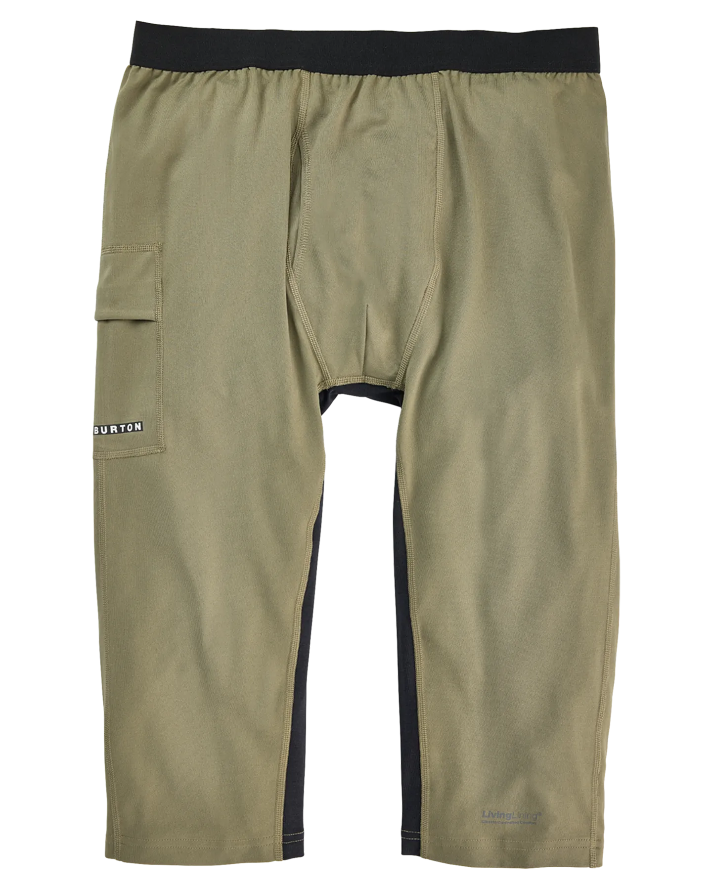 Burton Men's Midweight X Base Layer Three-Quarter Boot Pants - Forest Moss | Shop Long Johns at Trojan Wake Ski Snow & S