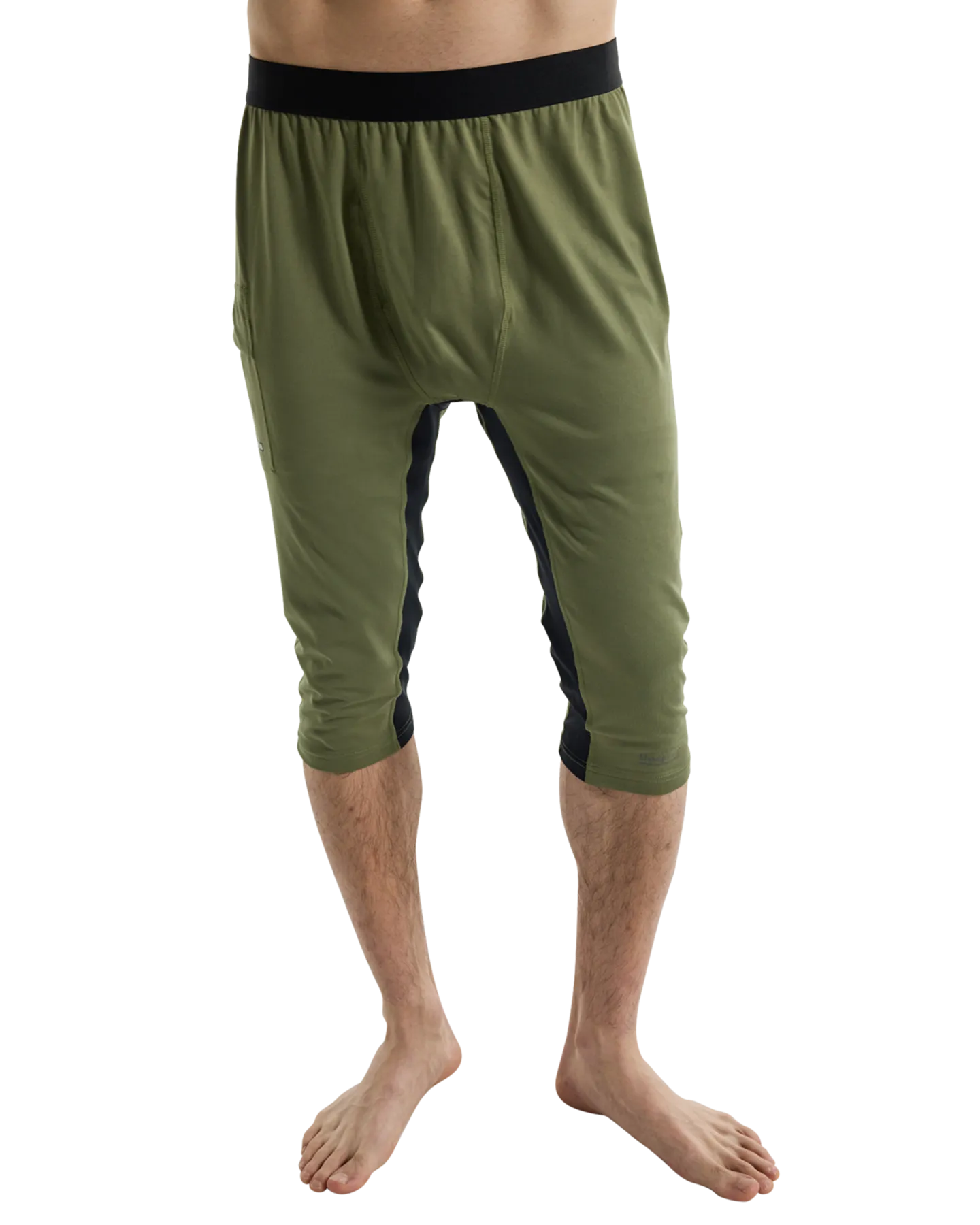 Burton Men's Midweight X Base Layer Three-Quarter Boot Pants - Forest Moss | Shop Long Johns at Trojan Wake Ski Snow & S