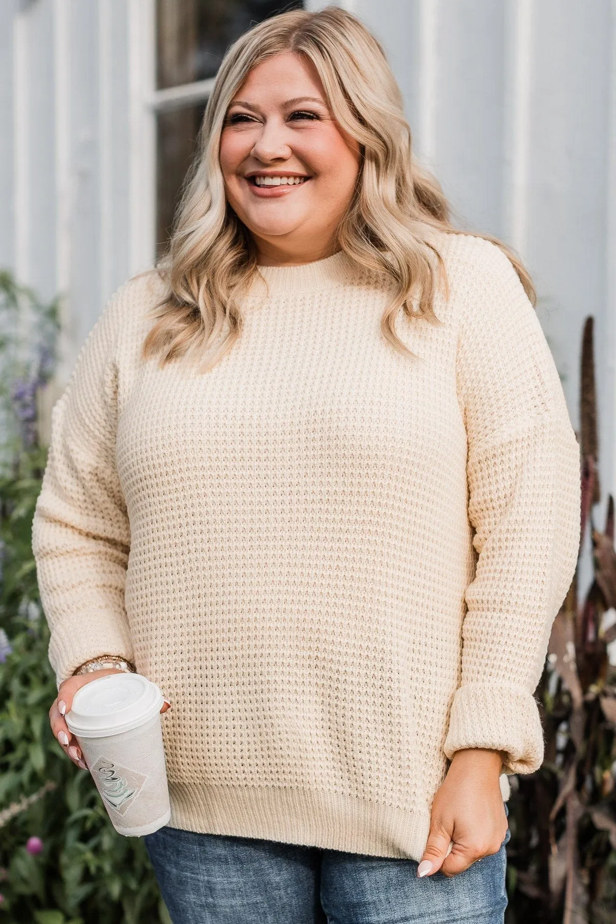 Captivating In Color Knit Sweater- Ivory