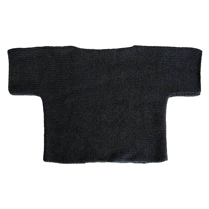 Cataleya Baby Short Sleeved Cashmere Sweater Black