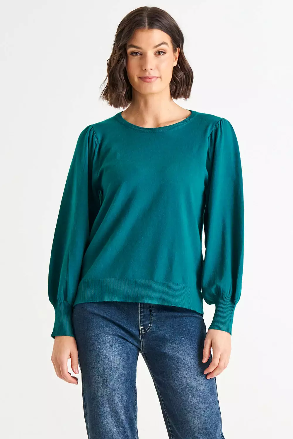 Charlotte Knit Jumper - Classic Teal