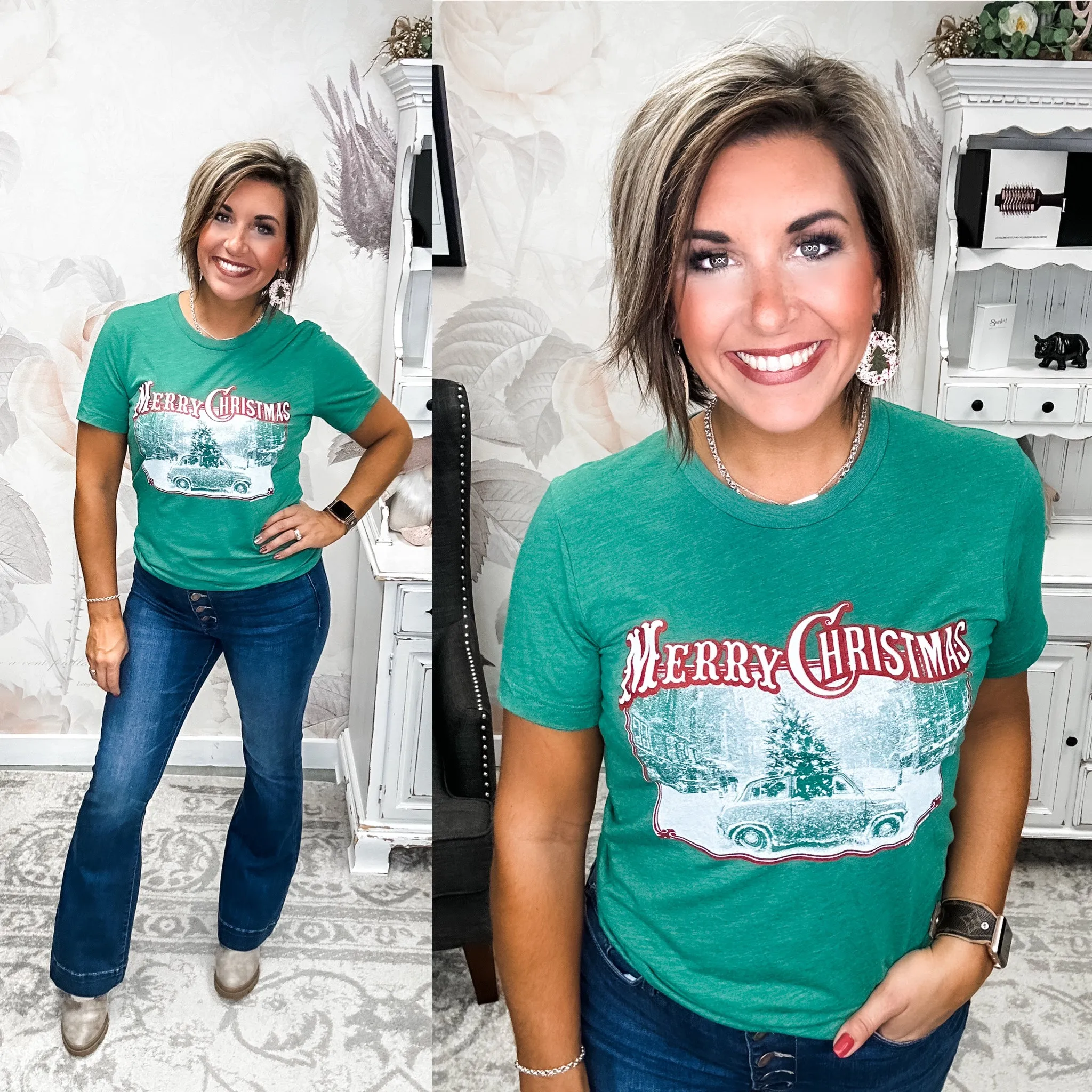 Christmas Car Graphic Tee