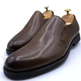 CLK leather monk shoes |Brown