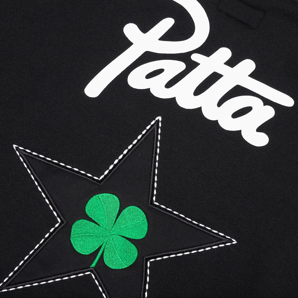 Converse x Patta Four-Leaf Clover Utility Fleece Hoodie - Black