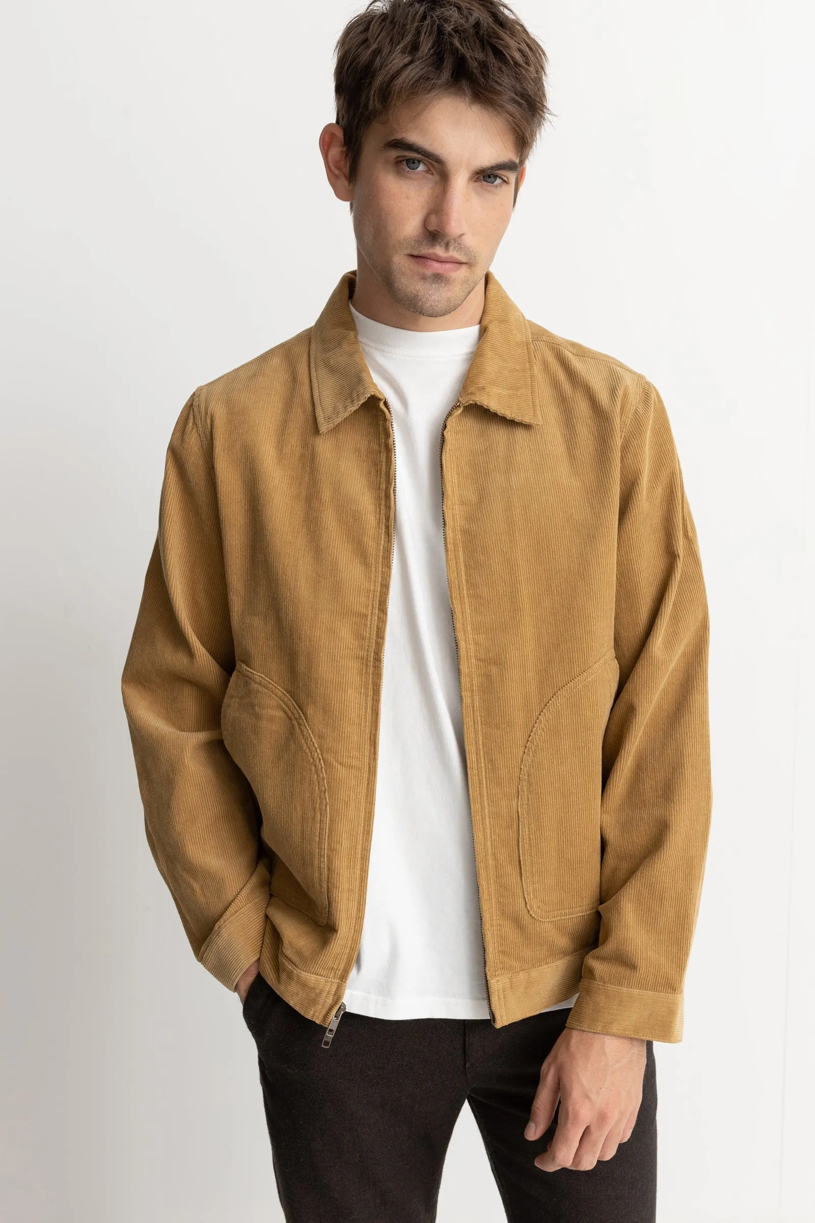 Cord Utility Jacket Camel