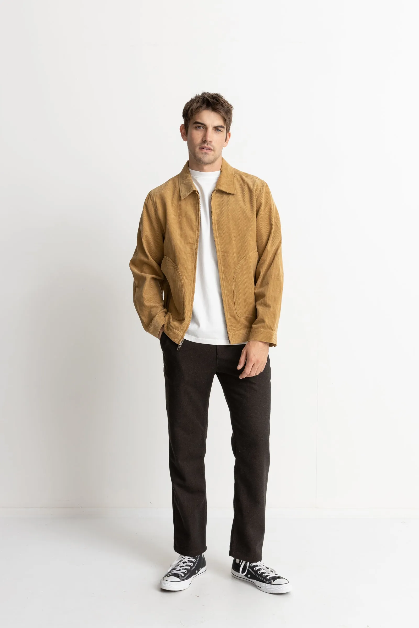 Cord Utility Jacket Camel