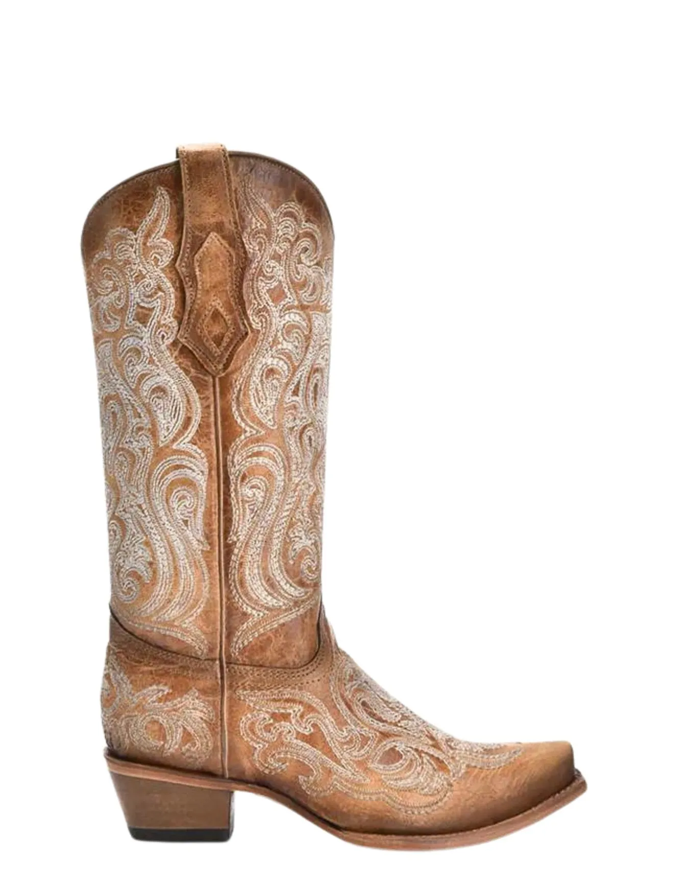 Corral Womens Crackled Straw Boots