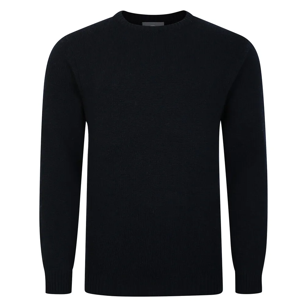 Cotton and Merino Crew Neck Jumper