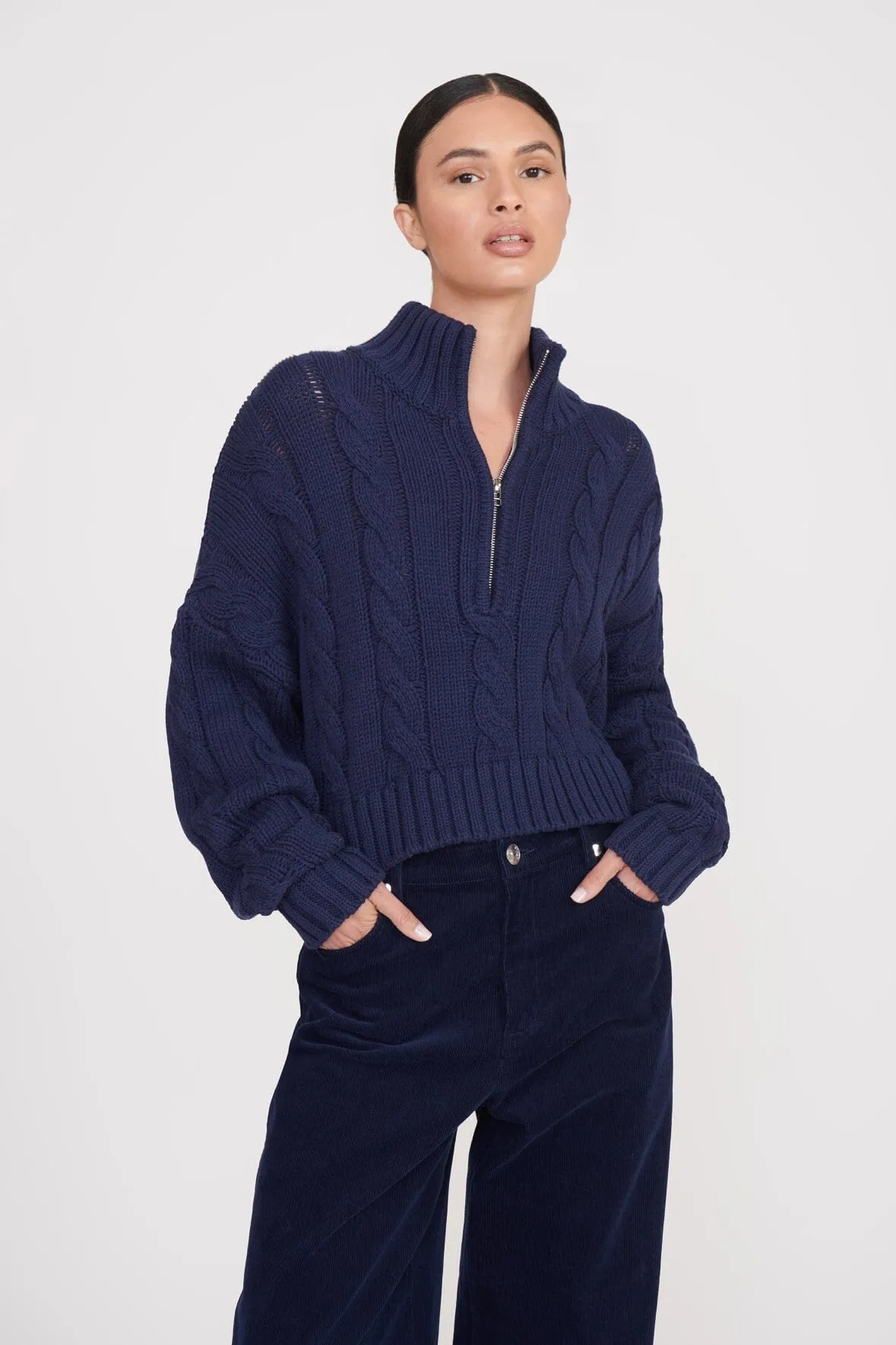 Cropped Hampton Sweater