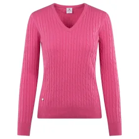 Daily Sports Madelene Ladies Knit Jumper Pink Sky