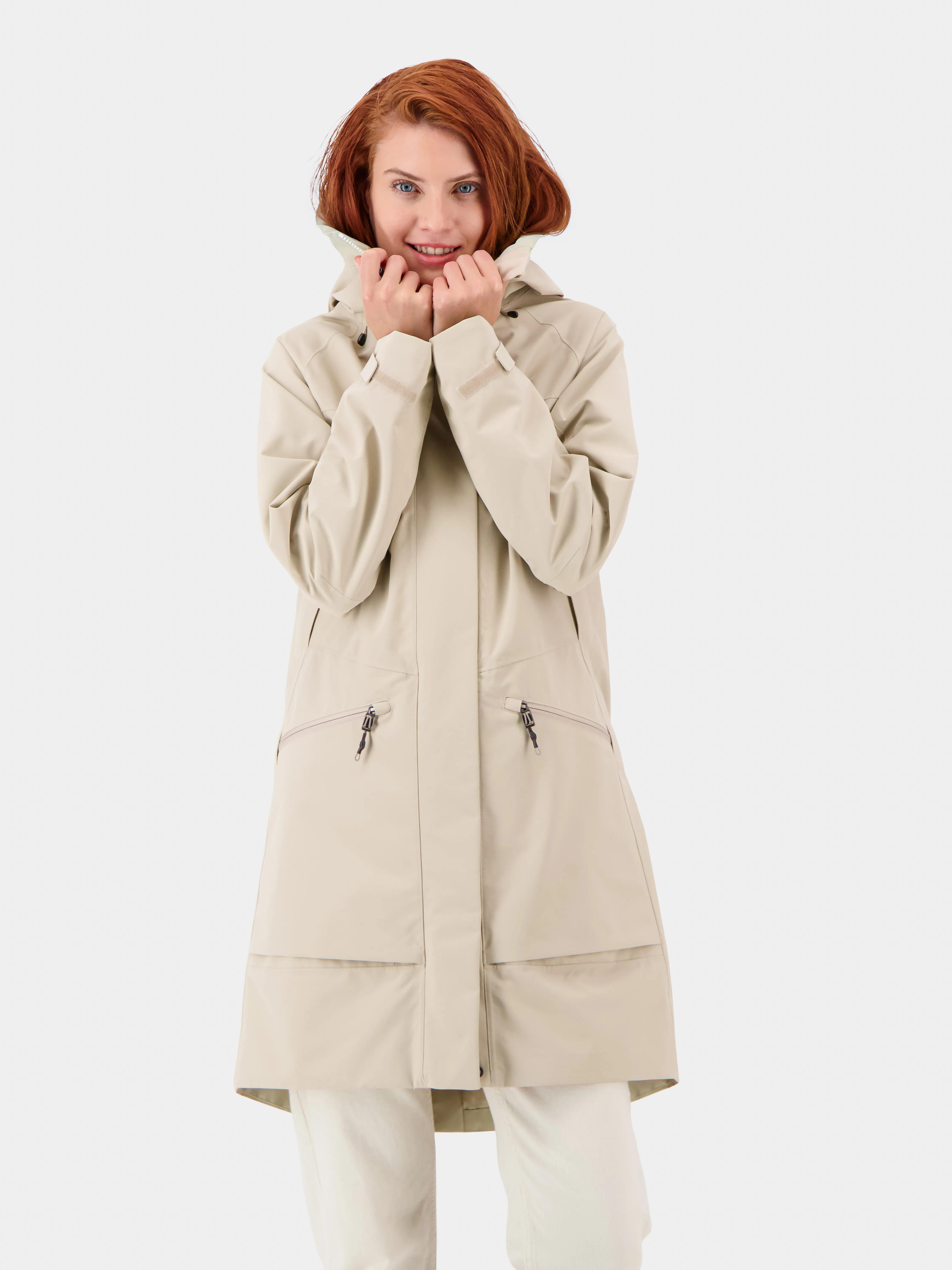 Didriksons Women's Ilma Parka 7 Clay Beige | Buy Didriksons Women's Ilma Parka 7 Clay Beige here | Outnorth