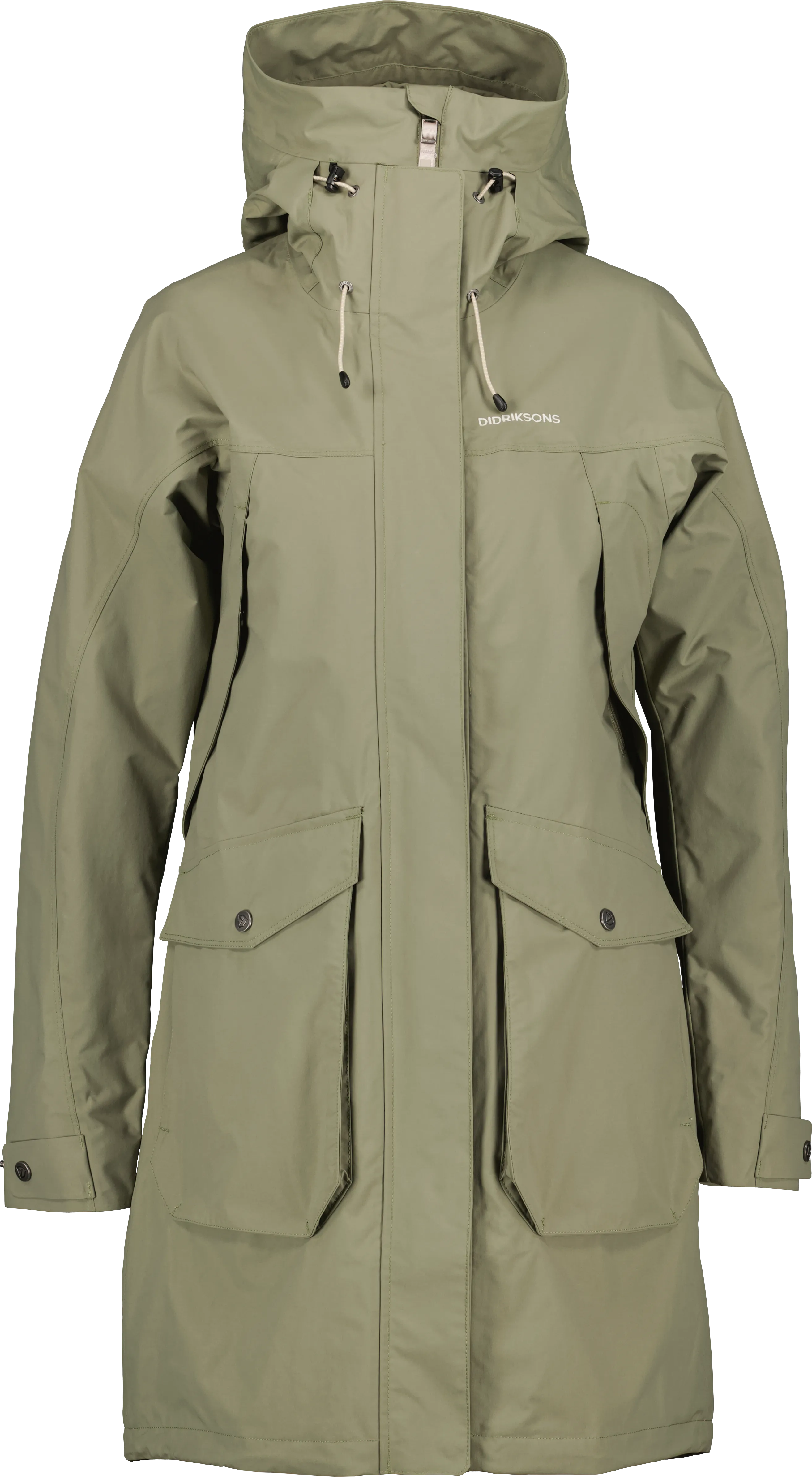 Didriksons Women's Thelma Parka 9 Mistel Green | Buy Didriksons Women's Thelma Parka 9 Mistel Green here | Outnorth