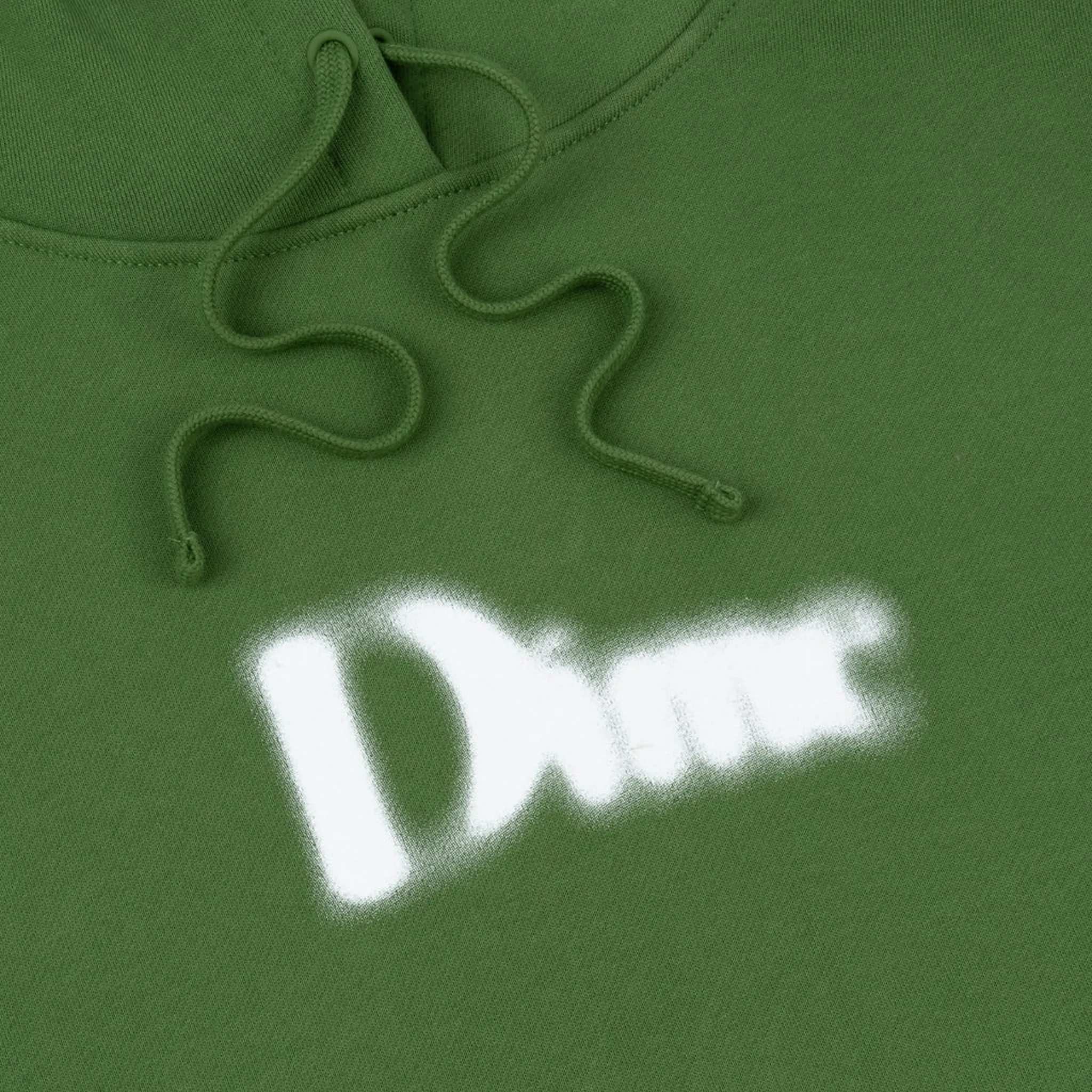 Dime Classic Blurry Hoodie (Pale Olive)