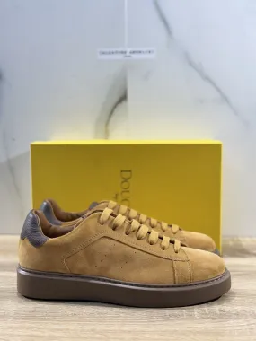 Doucal’s Sneaker Uomo Clay Pelle Suede Cotto Luxury Men Doucal’s 44