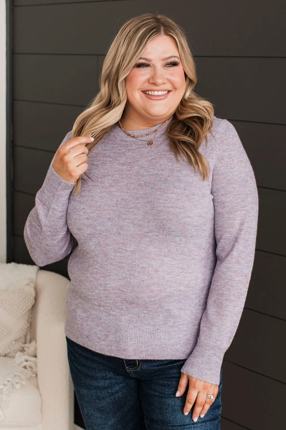 Easy To Remember Lightweight Sweater- Lavender