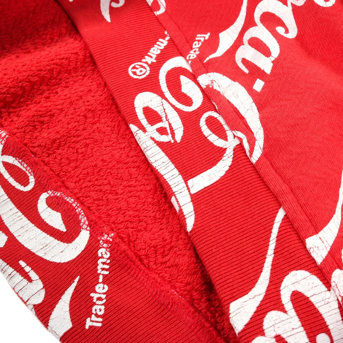 ERL COCA COLA SWIRL HOODIE RED