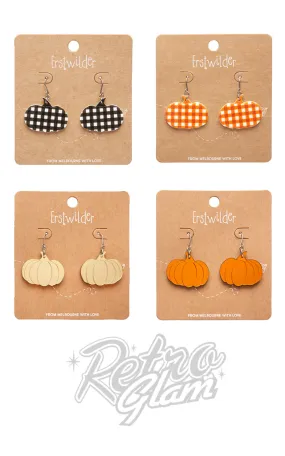 Erstwilder Halloween 2023 Earrings - Pumpkin Drops