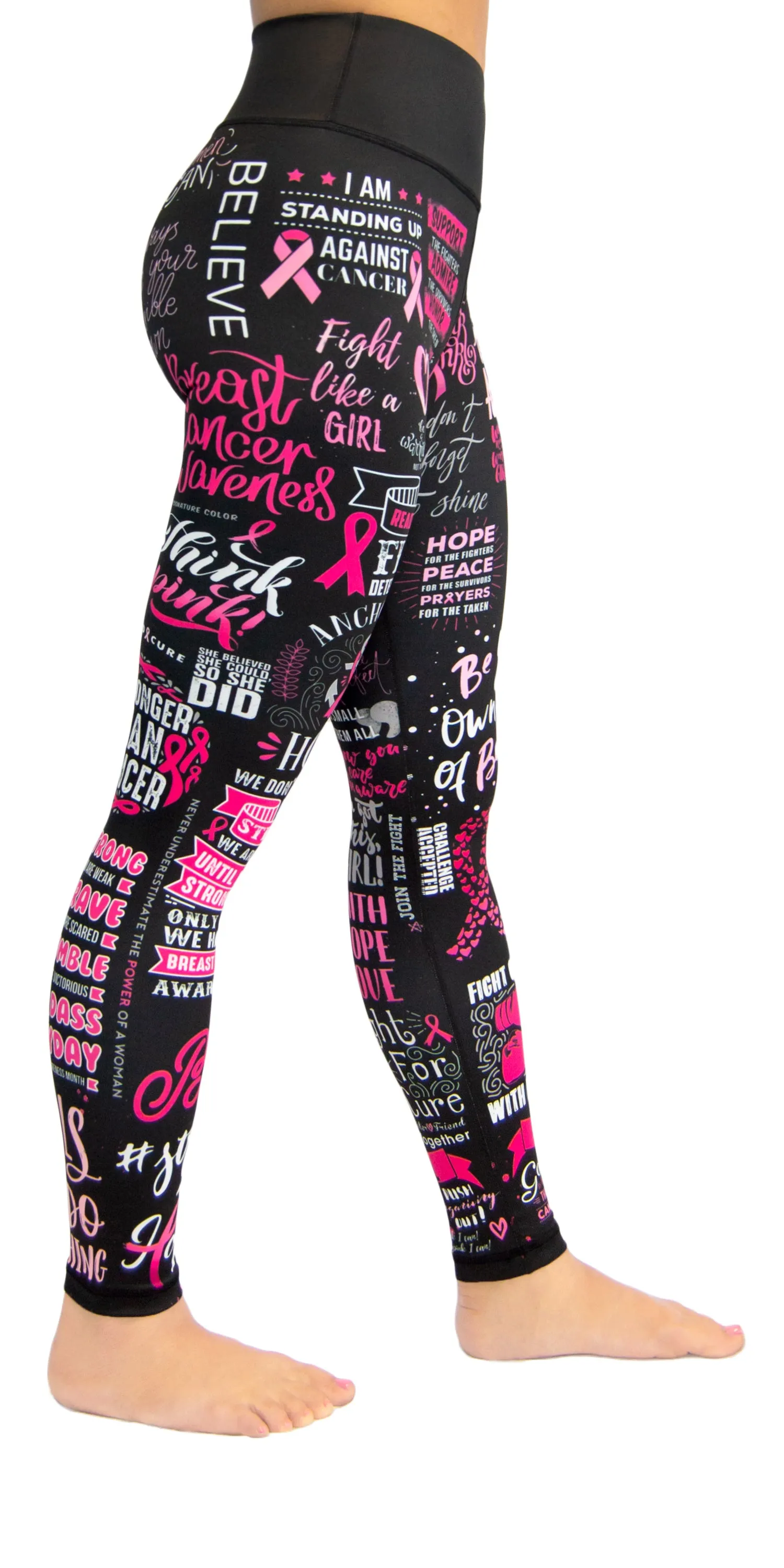 Fight Like a Girl! (Breast Cancer) - Legging