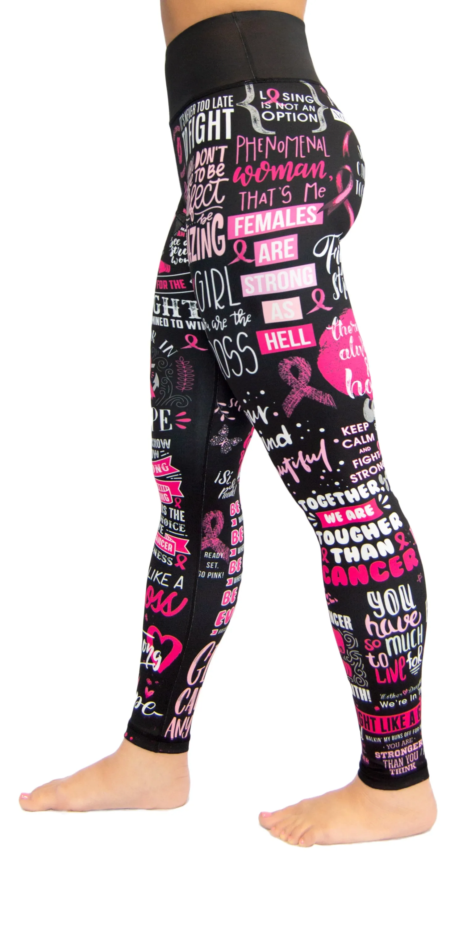 Fight Like a Girl! (Breast Cancer) - Legging