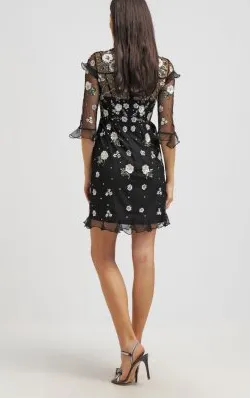 Floral Embroidered Dress