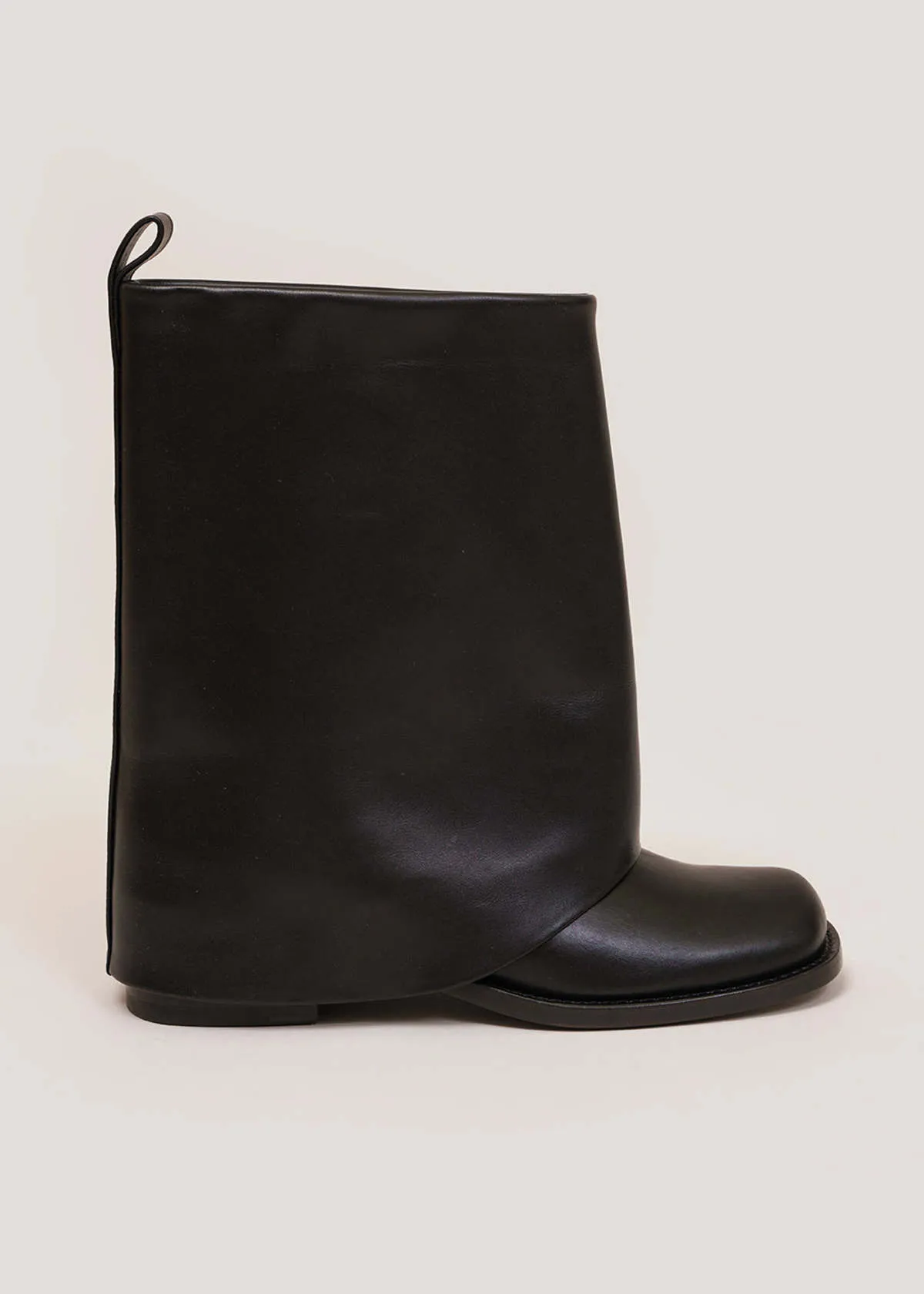 Folded Boots - Black