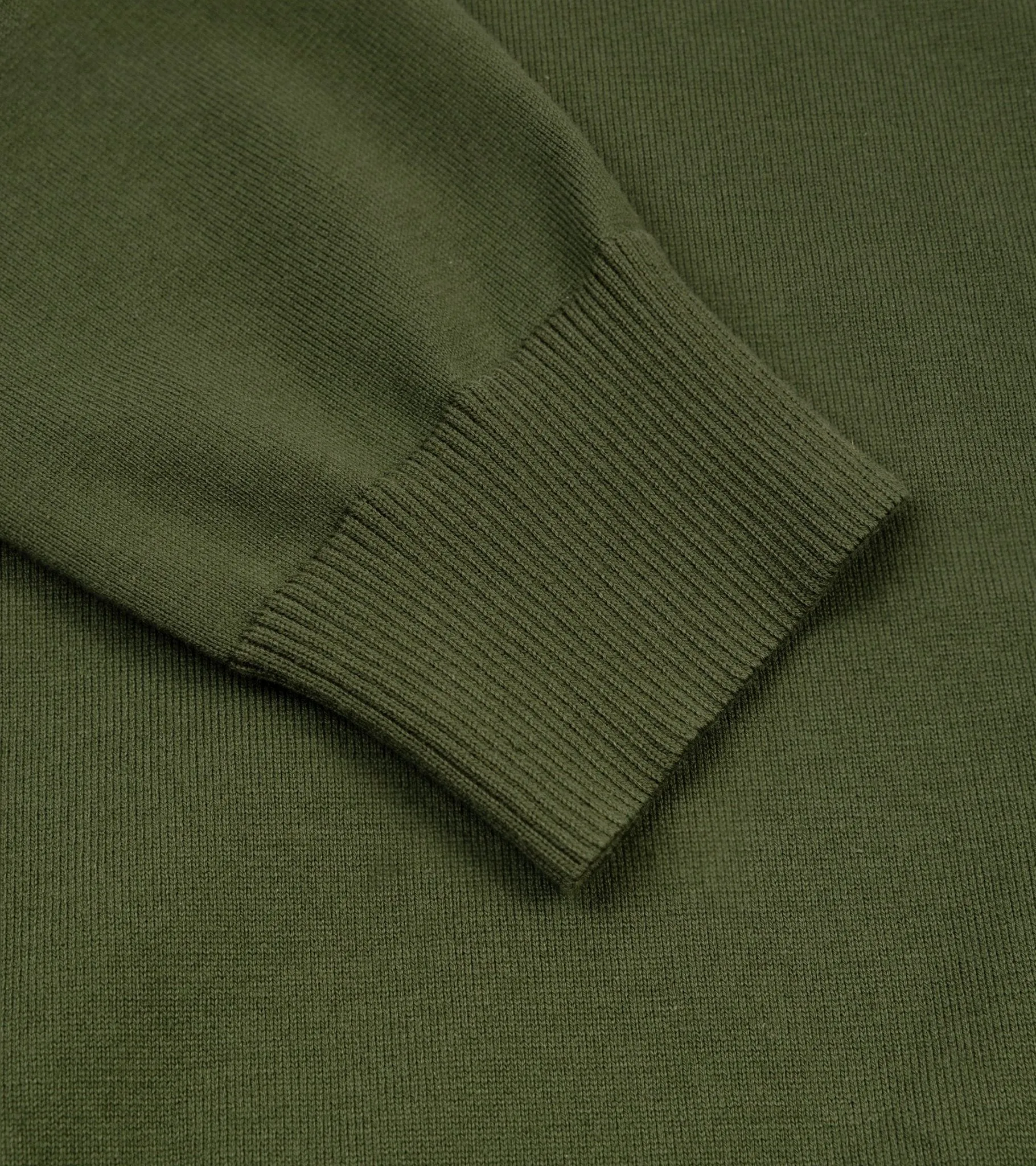 Fujito for Trunk David Rugger Sweater: Green