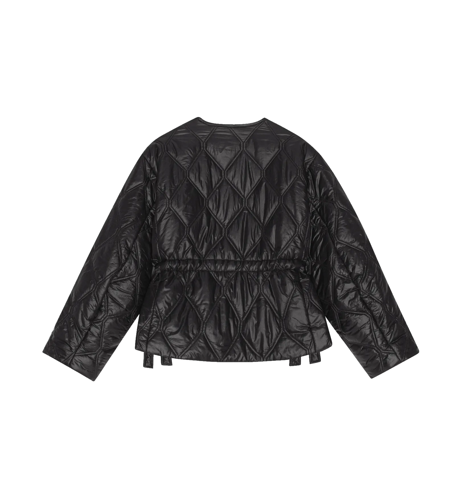 Ganni Shiny Quilt Jacket