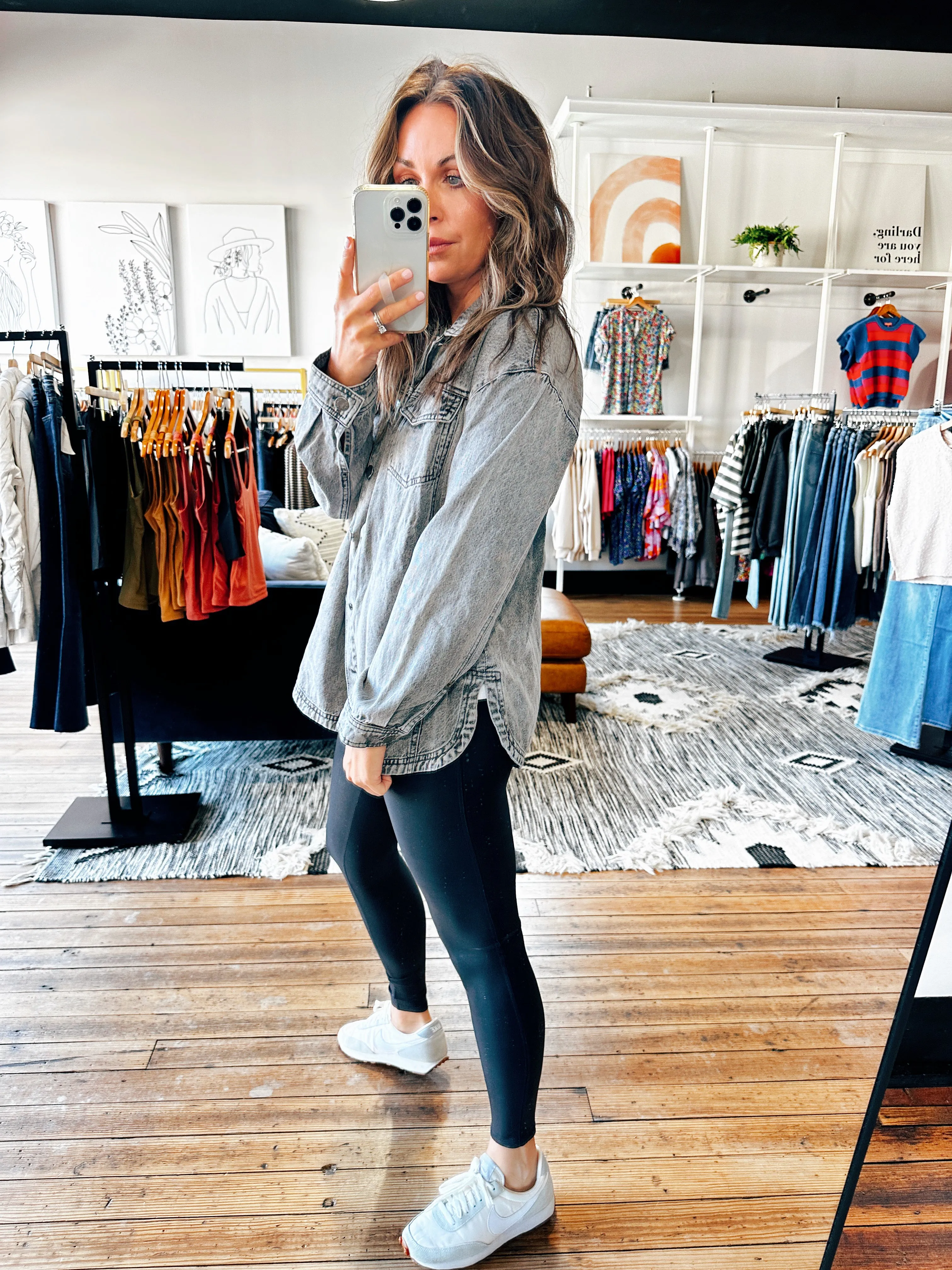 Grey Tencel Layering Jacket