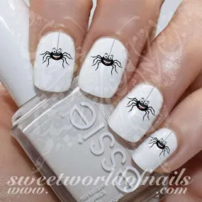 Halloween Nail Art Cute Spider Nail Art Water Decals