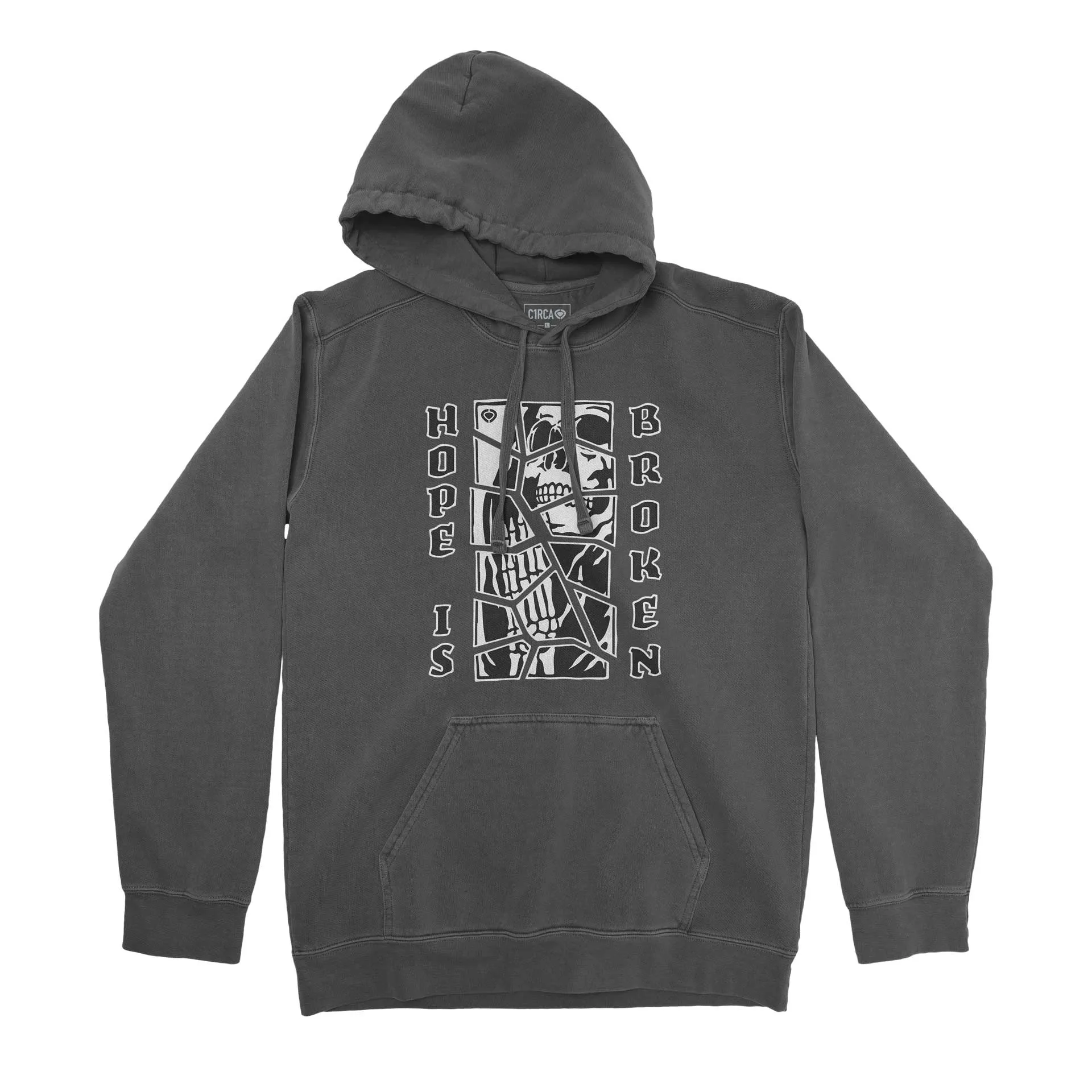 Hoodie BROKEN  - Charcoal