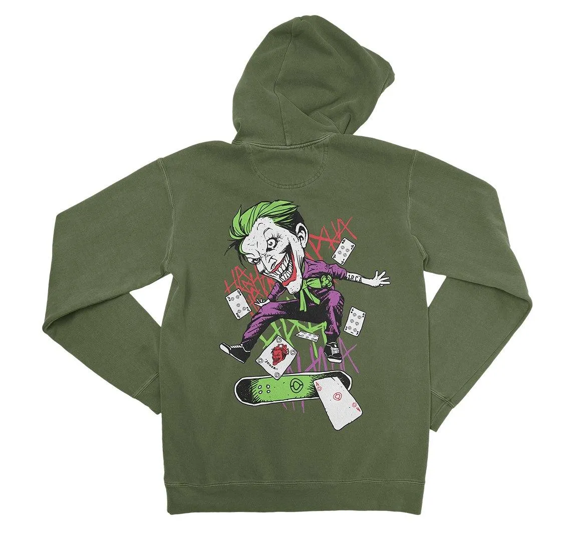 Hoodie CARDS - Military Green