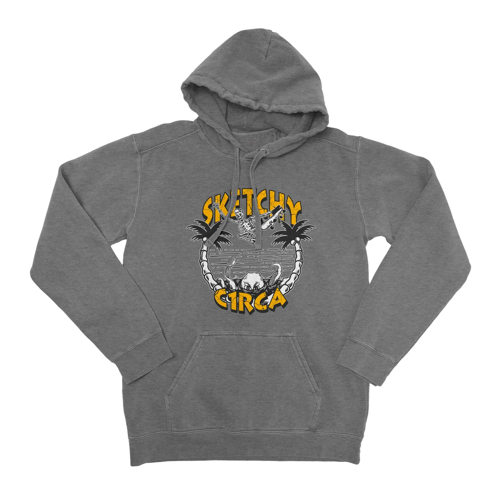 Hoodie SKETCHY - Heather Mid Grey