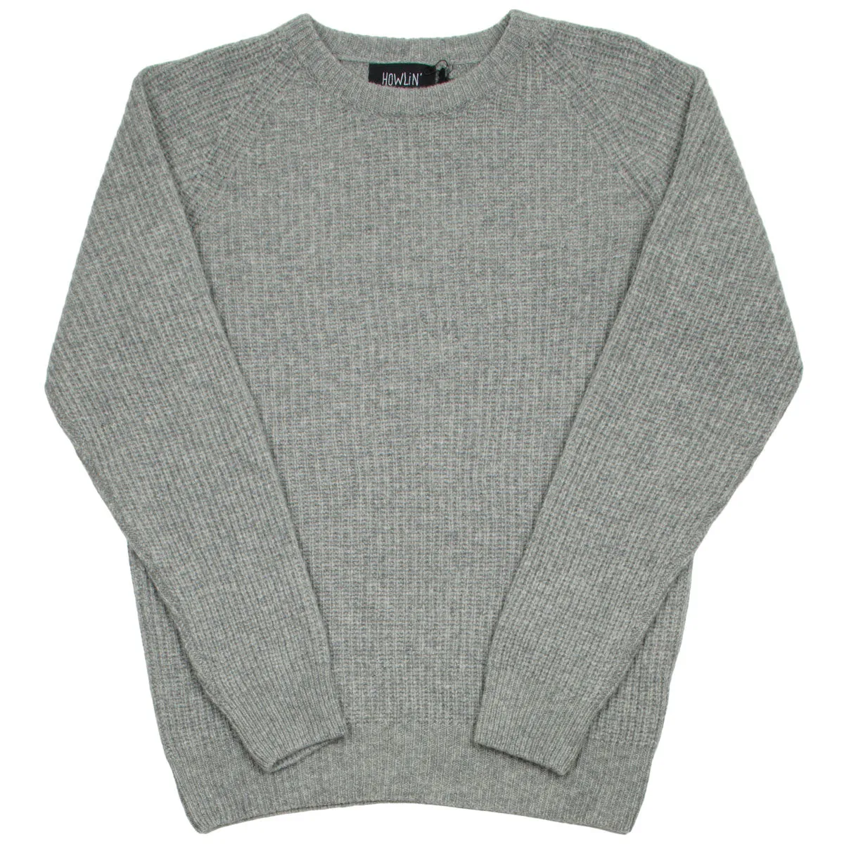 Howlin' - Better World Geelong Wool Sweater - Mist (Grey)