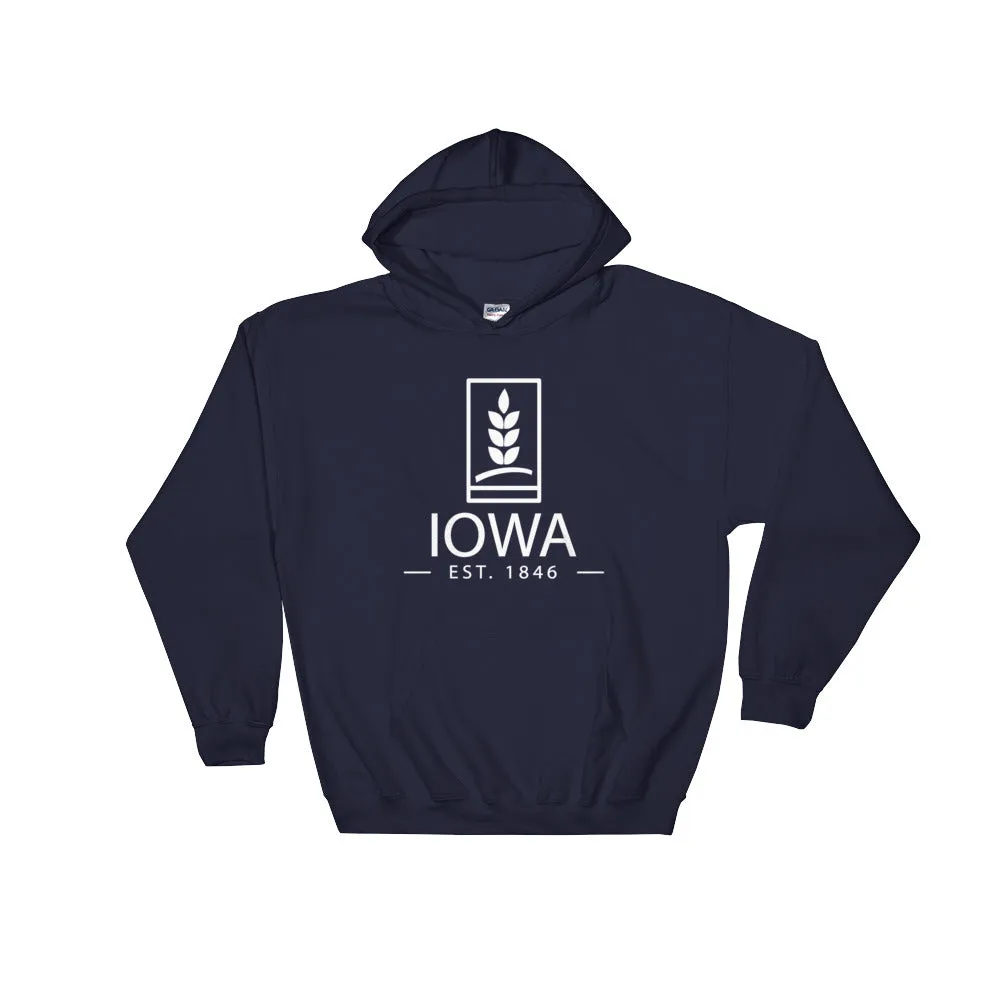 Iowa - Hooded Sweatshirt - Established