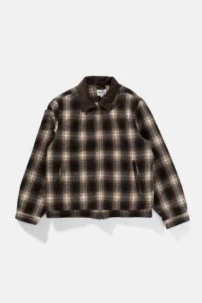 James Check Jacket Brown