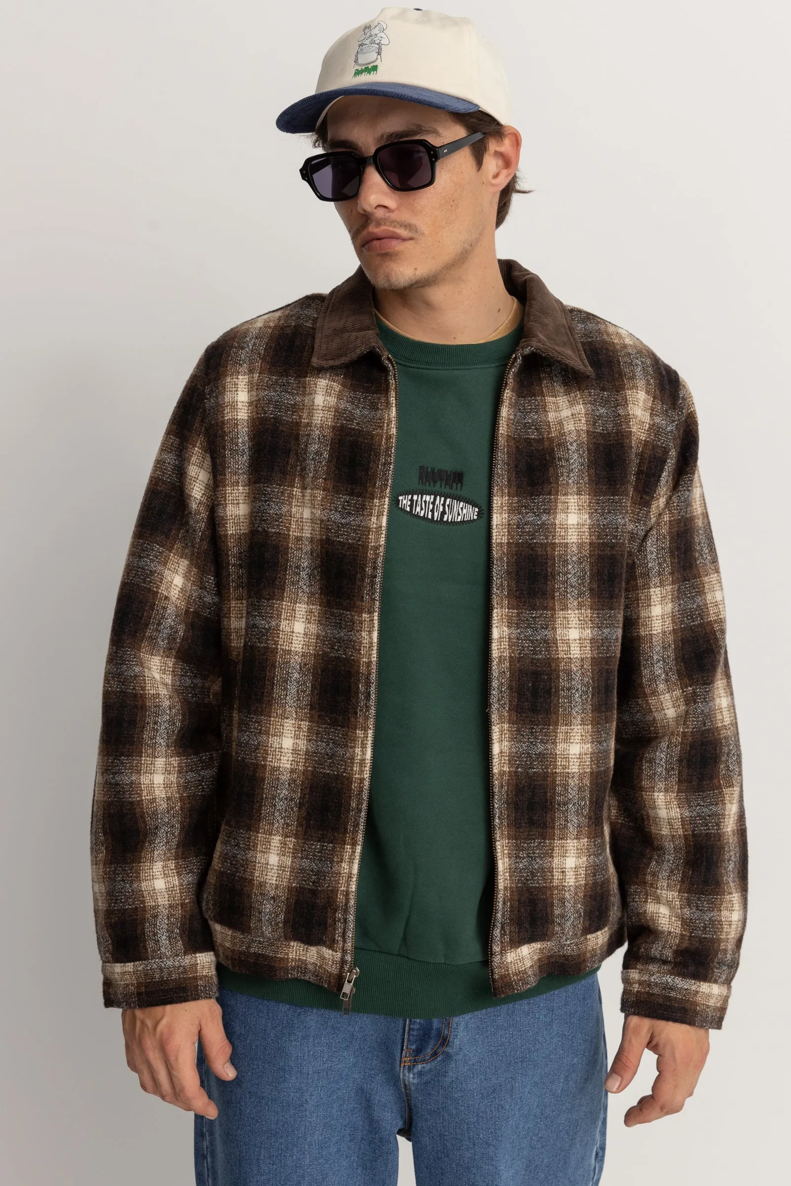 James Check Jacket Brown